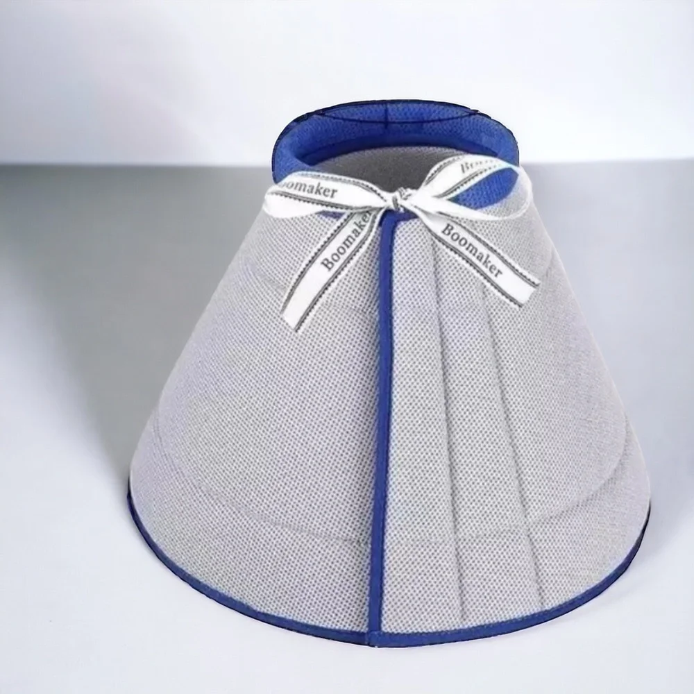 NWT Boomaker Extra Soft Dog Cone After Surgery Blue Elizabethan Collar, Small